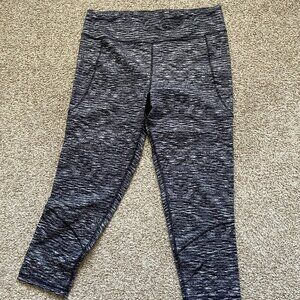 Lou and Grey Leggings, Grey and Black Heathered, Size XL